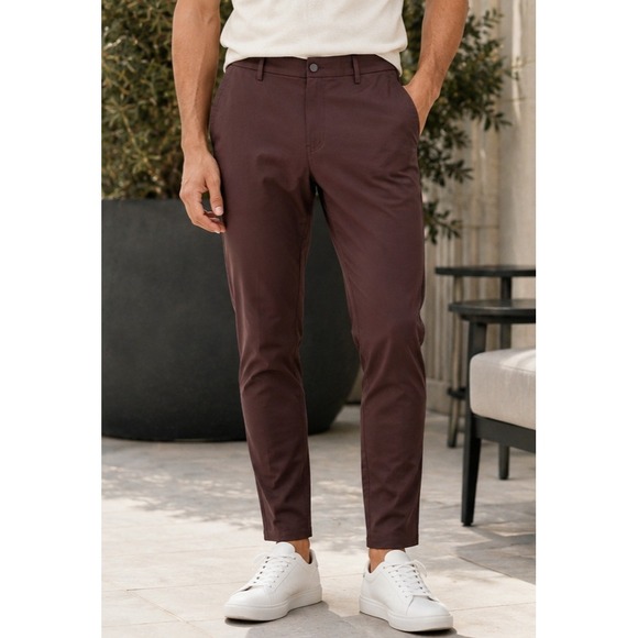 Jack Archer Other - Jack Archer Jetsetter Tech Pants 34 x 32 Slim Fit Chocolate Brown Performance